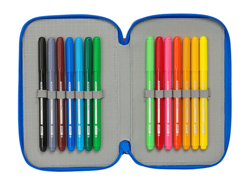 Toy Story Trousse à crayons Good Vibes - 28 pièces - 19,5 x 12,5 x 4 cm - Polyester