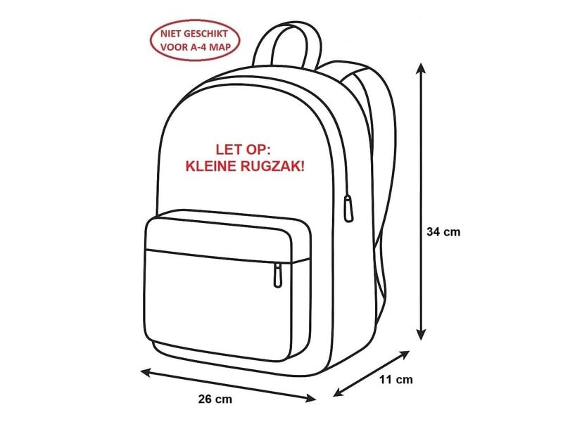 Dora Backpack Sweet - 34 x 26 x 11 cm - Polyester