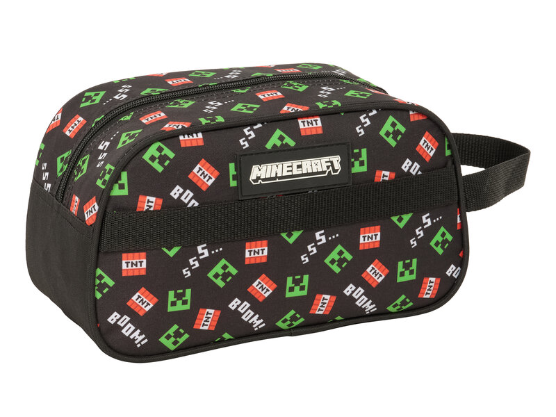 Minecraft Trousse de toilette - 26 x 15 x 12 cm - Polyester