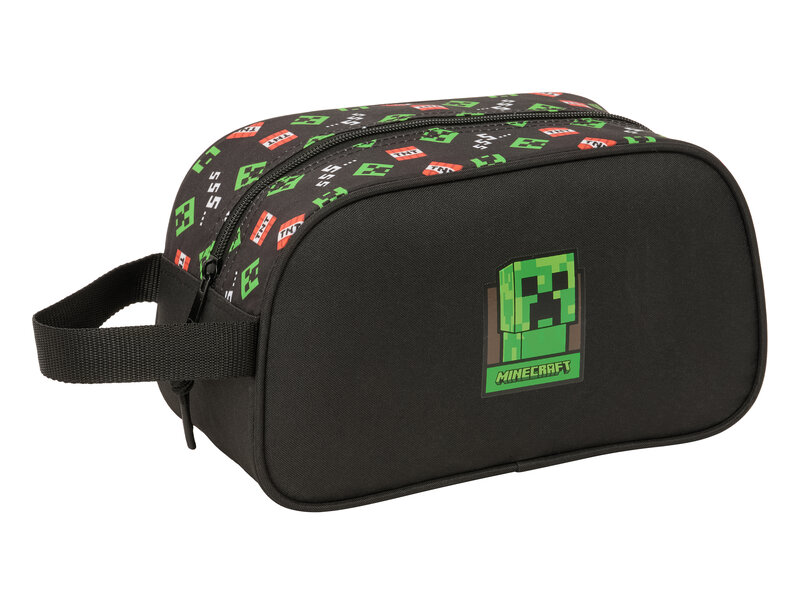 Minecraft Trousse de toilette - 26 x 15 x 12 cm - Polyester