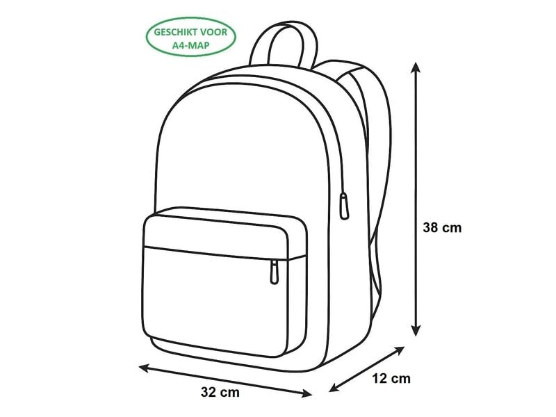 Monster High Sac à dos Magic - 38 x 32 x 12 cm - Polyester