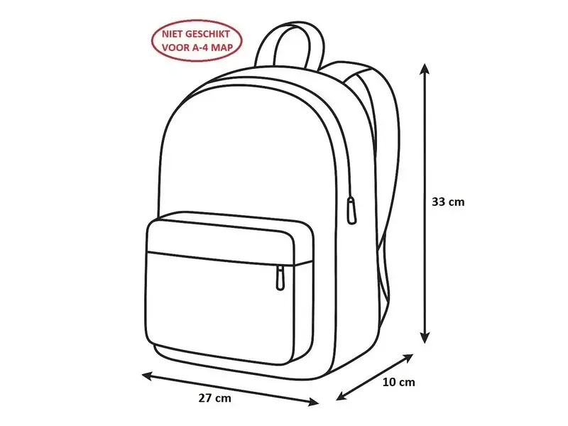 FC Barcelona Rucksack – 33 x 27 x 10 cm – Polyester