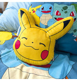 Pokémon Coussin décoratif jaune - 35 x 35 cm - Polyester