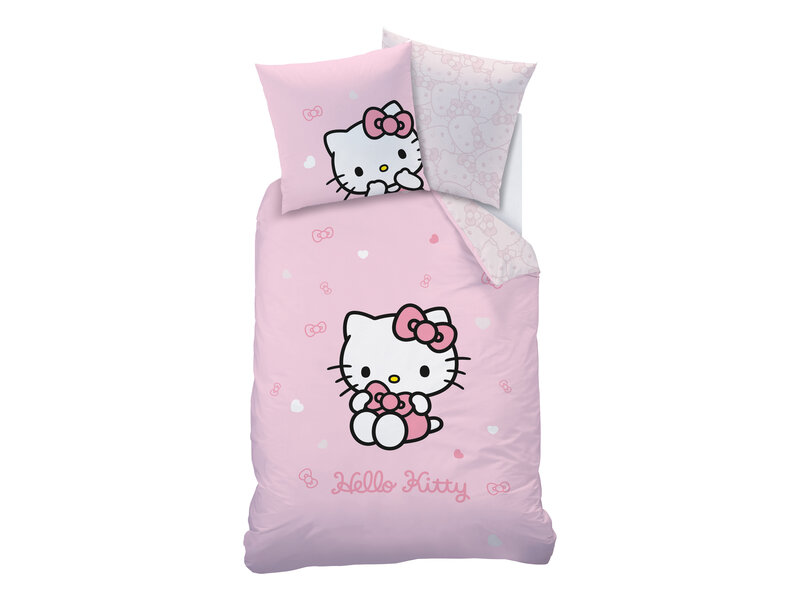 Hello Kitty Duvet cover Cute - 140 x 200 + 63 x 63 cm - Cotton
