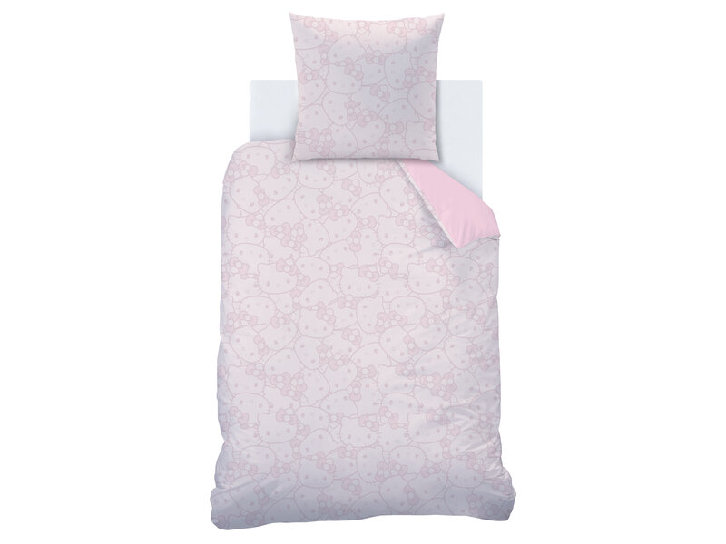 Hello Kitty Dekbedovertrek Cute - 140 x 200 + 63 x 63 cm - Katoen