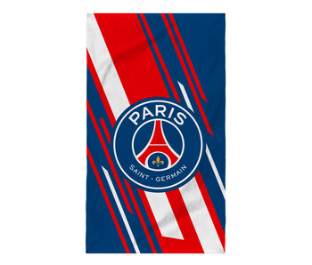 Paris Saint Germain Serviette de plage diagonale 75x150