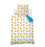 Pokémon Housse de couette Pokéball - 140 x 200 + 63 x 63 cm - Coton