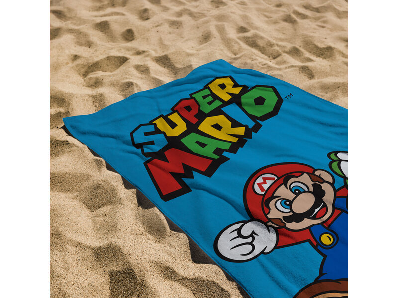 Super Mario Yoshi beach towel - 70 x 120 cm - Cotton