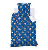 Super Mario Housse de couette Friends - 140 x 200 + 63 x 63 cm - Coton