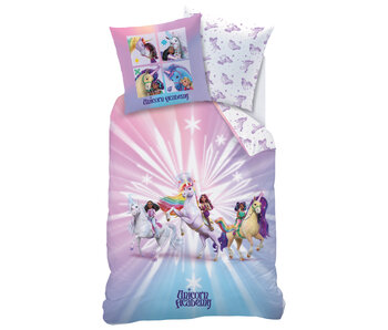 Unicorn Academy Housse de couette Étoiles 140x200 + 63x63