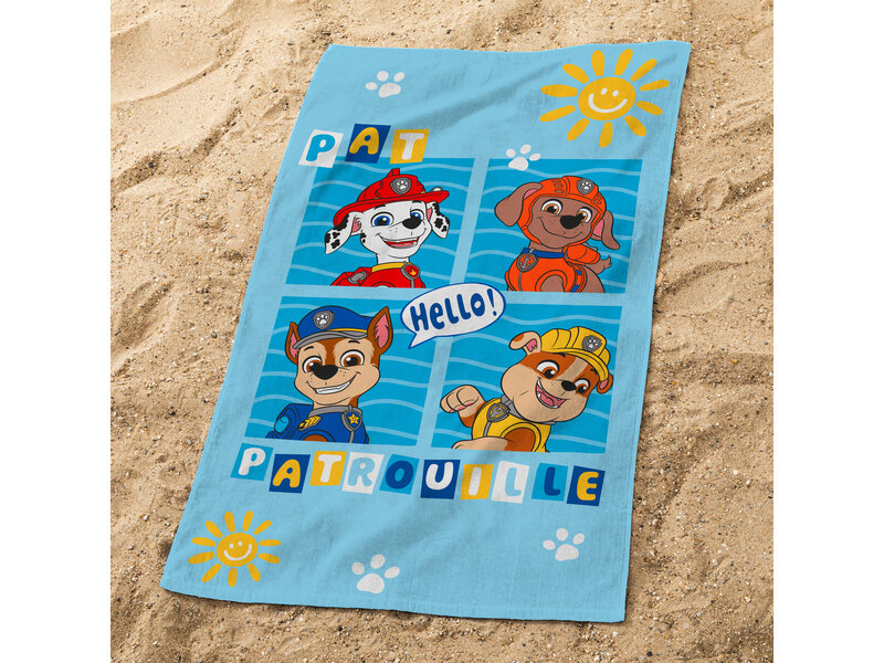 PAW Patrol Serviette de plage Enjoy - 70 x 120 cm - Coton