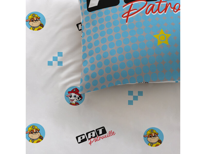 PAW Patrol Housse de couette Voiture - 140 x 200 + 63 x 63 cm - Coton