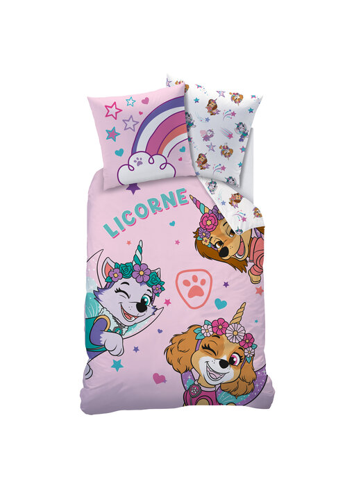 PAW Patrol Dekbedovertrek Unicorn 140x200 + 63x63