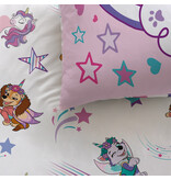 PAW Patrol Einhorn-Bettbezug – 140 x 200 + 63 x 63 cm – Baumwolle