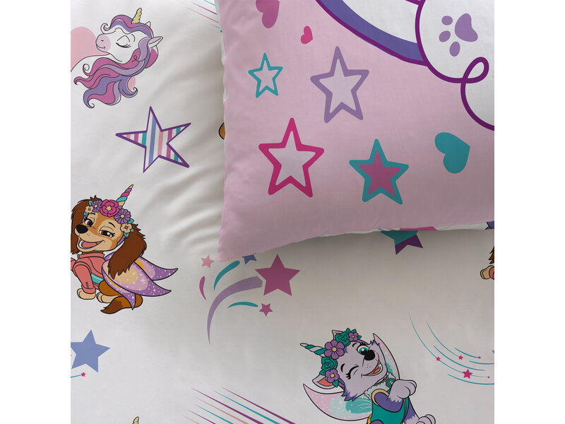 PAW Patrol Dekbedovertrek Unicorn - 140 x 200 + 63 x 63 cm - Katoen