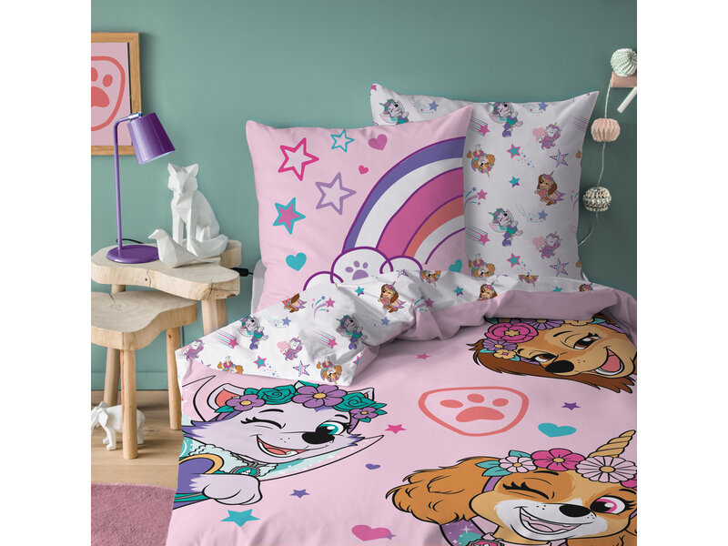 PAW Patrol Dekbedovertrek Unicorn - 140 x 200 + 63 x 63 cm - Katoen