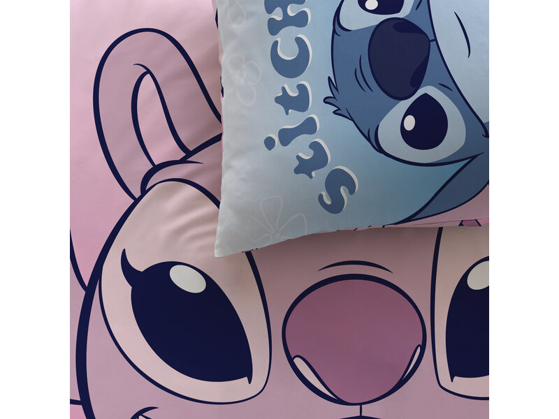 Disney Lilo & Stitch Dekbedovertrek Magic Duo - 140 x 200 + 63 x 63 cm - Katoen