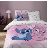Disney Lilo & Stitch Dekbedovertrek Bisous 240 x 220 cm + 2 x 63 x 63 cm - Katoen