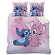 Bettbezug Bisous 240 x 220 cm + 2 x 63 x 63 cm - Baumwolle