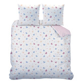 Disney Lilo & Stitch Bettbezug Bisous 240 x 220 cm + 2 x 63 x 63 cm - Baumwolle