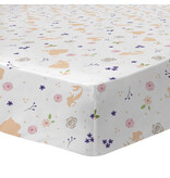Disney Princess Cute Fitted Sheet - 90 x 200 cm - Cotton