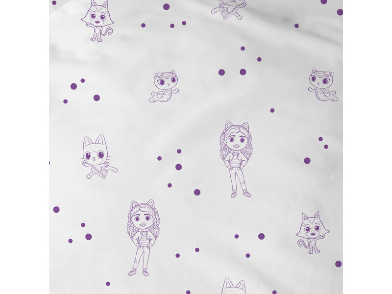 Gabby's poppenhuis Bettbezug Funny  – 140 x 200 + 63 x 63 cm – Baumwolle