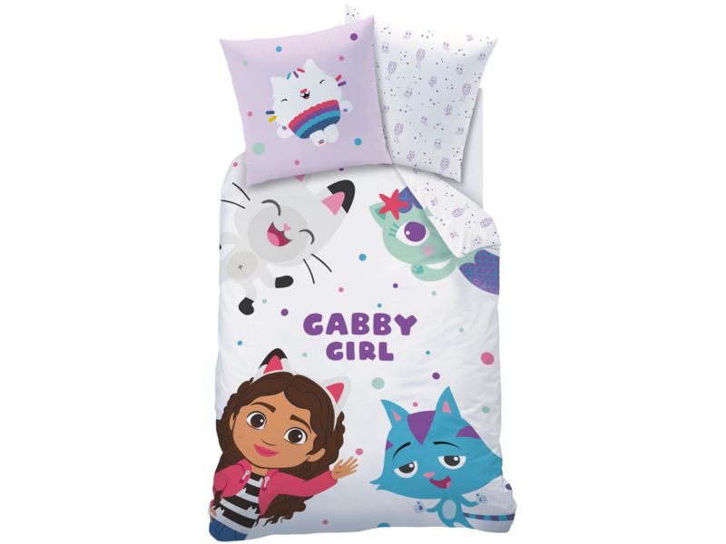 Gabby's poppenhuis Bettbezug Funny  – 140 x 200 + 63 x 63 cm – Baumwolle
