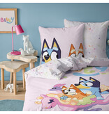 Bluey Colorful Duvet Cover - 140 x 200 + 63 x 63 cm - Cotton