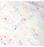 Bluey Dekbedovertrek Colorful - 140 x 200 + 63 x 63 cm - Katoen