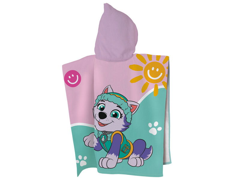 PAW Patrol Poncho Soleil - 60 x 120 cm - Baumwolle