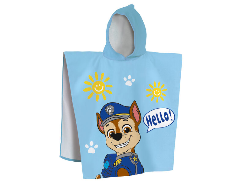 PAW Patrol Poncho Enjoy – 60 x 120 cm – Baumwolle