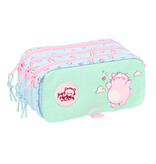 Pembe Trousse à crayons The Pink Cat - 21,5 x 10 x 8 cm - Polyester