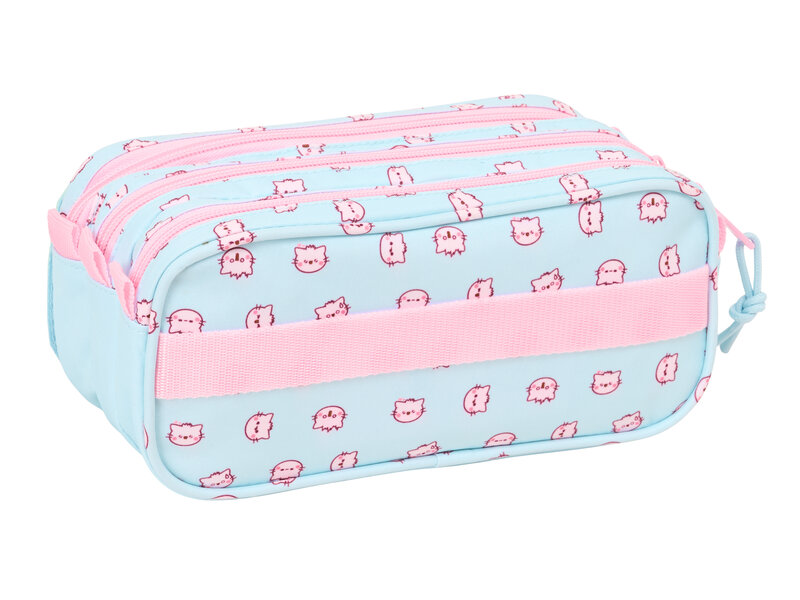 Pembe Etui The Pink Cat - 21.5 x 10 x 8 cm - Polyester