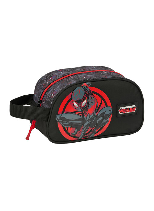 SpiderMan Miles Morales Kulturbeutel – 26 x 15 x 12 cm – Polyester