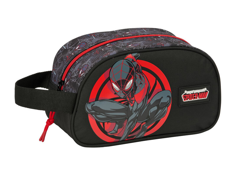 SpiderMan Trousse de toilette Miles Morales - 26 x 15 x 12 cm - Polyester