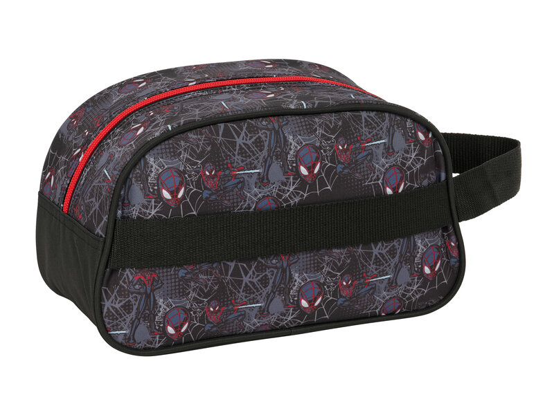 SpiderMan Trousse de toilette Miles Morales - 26 x 15 x 12 cm - Polyester