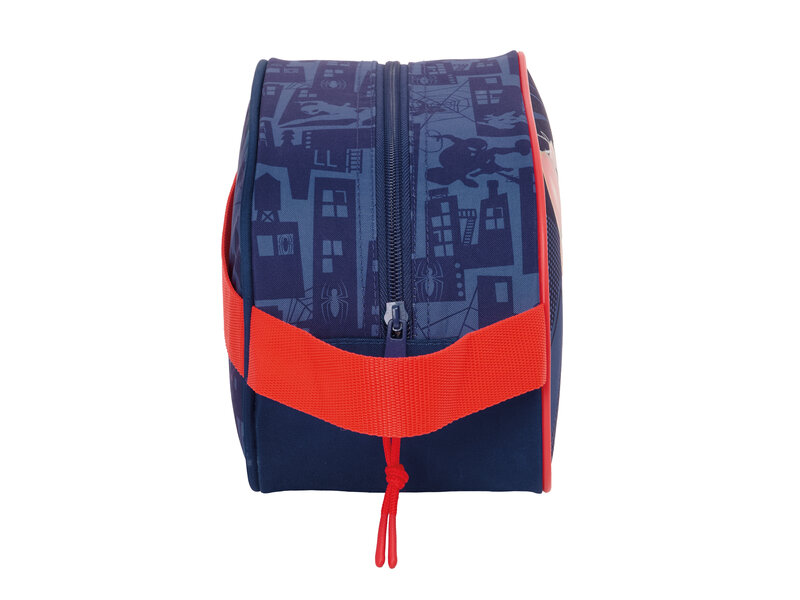 SpiderMan Trousse de toilette Web - 26 x 15 x 12 cm - Polyester