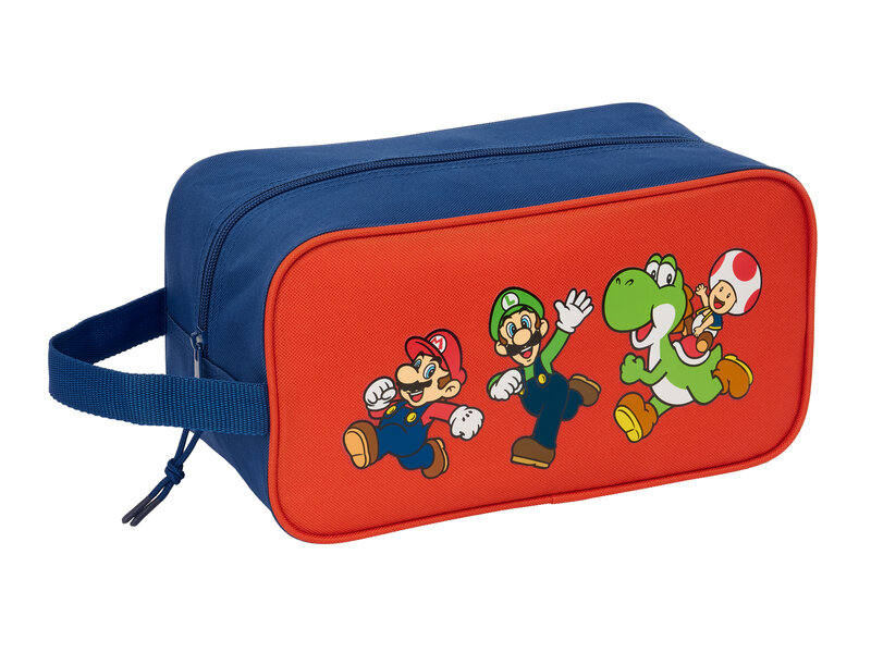 Super Mario Trousse à chaussures/de toilette Mamma Mia - 29 x 15 x 14 cm - Polyester