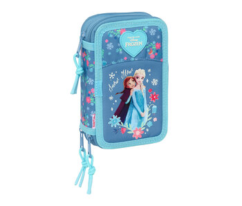 Disney Frozen Gevuld etui - 37 stuks - 19,5 x 12,5 x 5,5 cm - Polyester