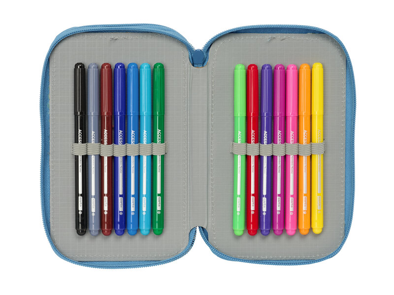 Disney Frozen Filled pouch - 37 pieces - 19.5 x 12.5 x 5.5 cm - Polyester