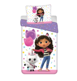 Gabby's poppenhuis Housse de couette Confetti - 140 x 200 cm / 70 x 90 cm - Coton