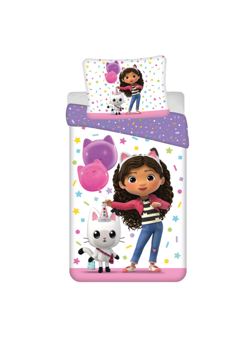 Gabby's poppenhuis Duvet cover Confetti 140 x 200 cm / 70 x 90 cm Cotton