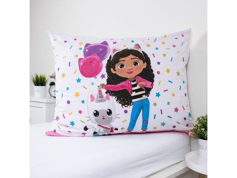 Gabby's poppenhuis Konfetti-Bettbezug – 140 x 200 cm / 70 x 90 cm – Baumwolle