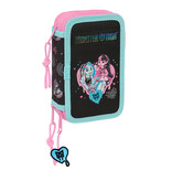 Monster High Trousse magique remplie de 37 crayons - 19,5 x 12,5 x 5,5 cm - Polyester