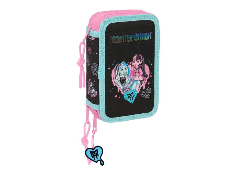 Monster High Filled Magic Pencil Case - 37 pieces - 19.5 x 12.5 x 5.5 cm - Polyester