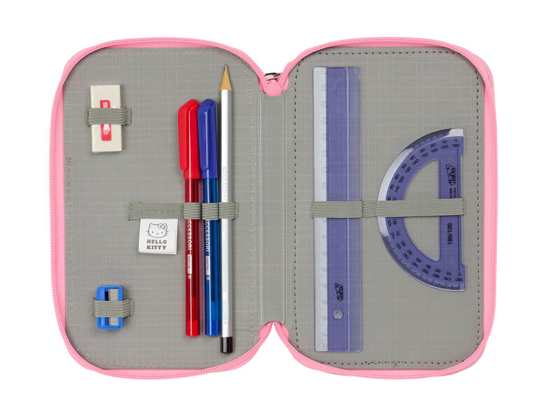 Hello Kitty Gevuld etui Love  - 37 stuks - 19,5 x 12,5 x 5,5 cm - Polyester