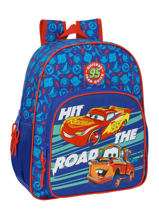 Disney Cars Backpack Hit The Road 38 x 32 x 12 cm - Polyester