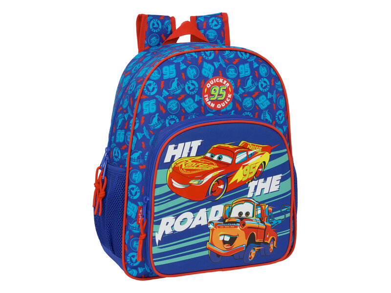 Disney Cars Backpack Hit The Road - 38 x 32 x 12 cm - Polyester