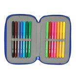 Disney Cars Filled Pencil Case Hit the Road - 29 pieces - 19.5 x 12.5 x 4 cm - Polyester