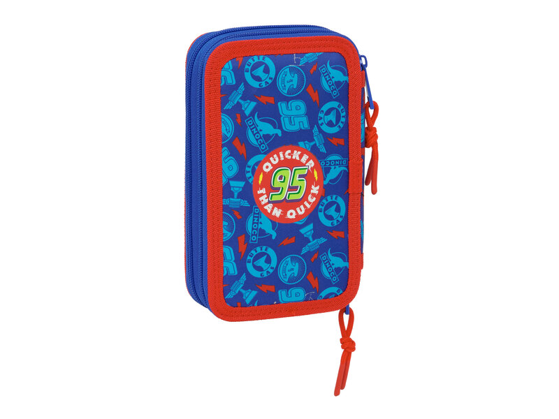 Disney Cars Trousse à crayons Hit the Road (29 pièces) - 19,5 x 12,5 x 4 cm - Polyester